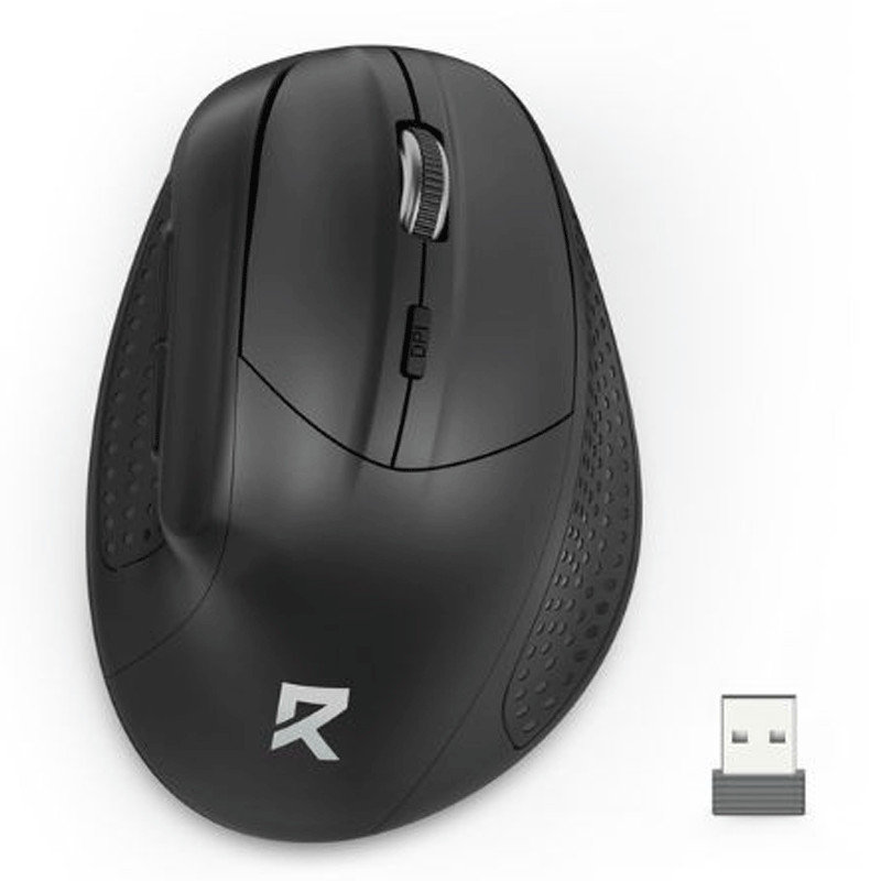 Souris Sans Fil Verticale Redragon BM-4033 Noir en Tunisie