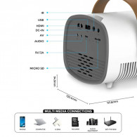 Mini Projecteur Portable Wownect WP51 Blanc