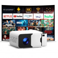 Mini Projecteur Portable Wownect WP99 LCD Wifi Blanc en Tunisie