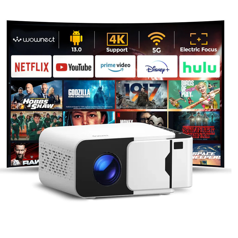 Mini Projecteur Portable Wownect WP99 LCD Wifi Blanc en Tunisie