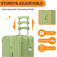 Set De 2 Valises Cabine Krute Vert en Tunisie