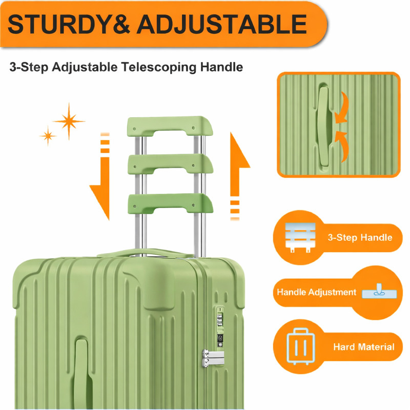 Set De 2 Valises Cabine Krute Vert en Tunisie