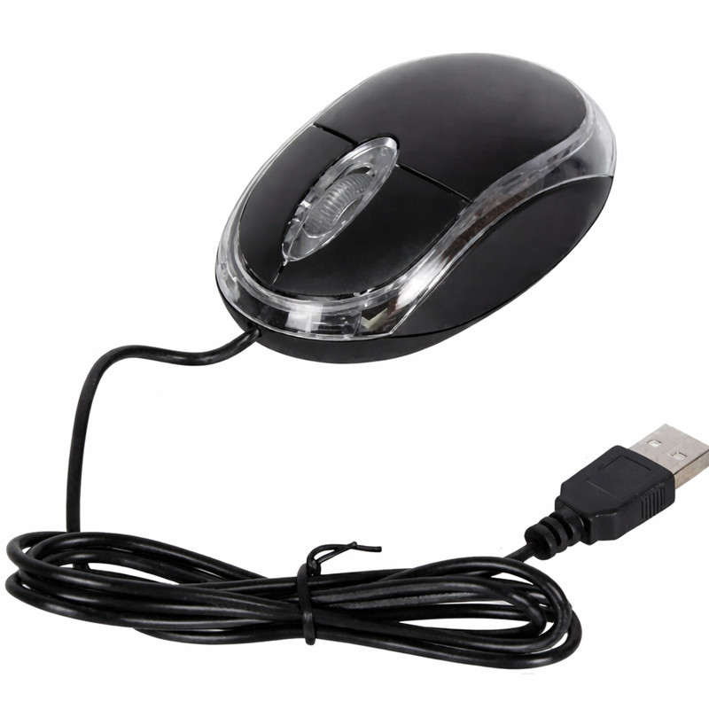 Souris Filaire Optic SJ-100 Noir En Tunisie