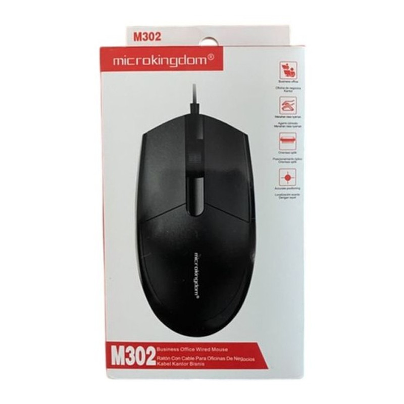 Souris Filaire MicroKingdom M302 Noir En Tunisie