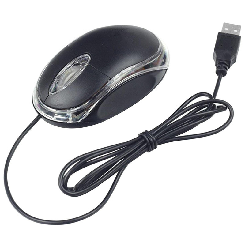 Souris Filaire Optic SJ-100 Noir En Tunisie