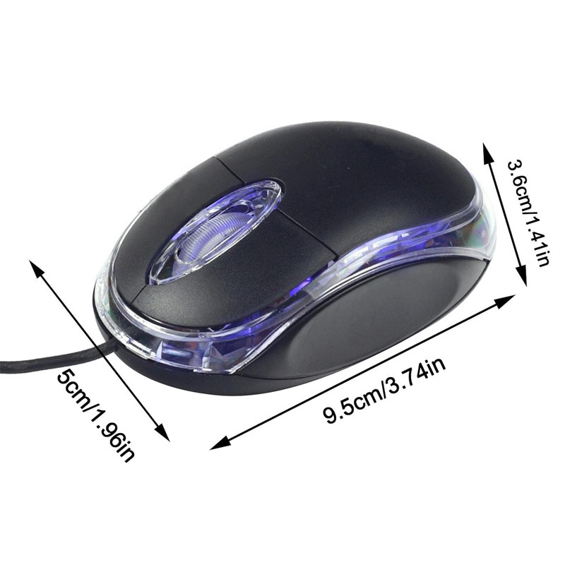 Souris Filaire Optic SJ-100 Noir En Tunisie