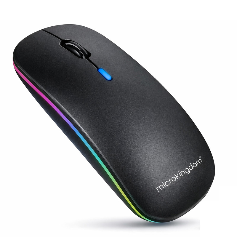 Souris Sans Fil MicroKingdom BT3000 RGB Noir En Tunisie