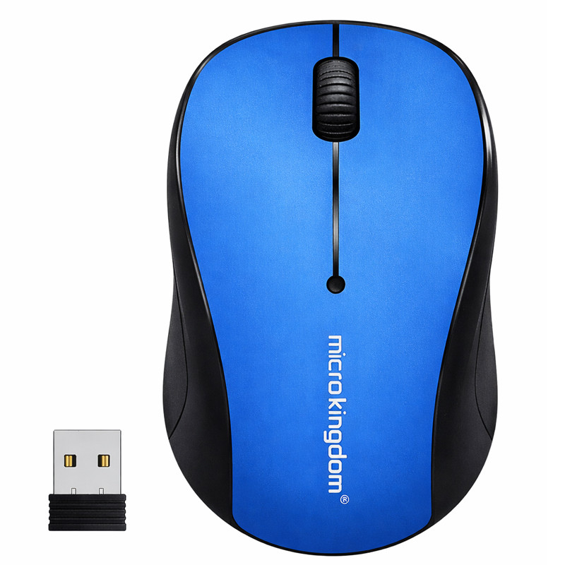 Souris Bluetooth MicroKingdom M203 Noir & Bleu En Tunisie