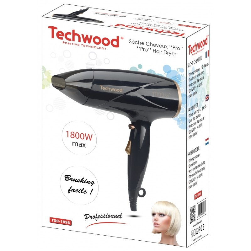 Sèche cheveux Pro TECHWOOD