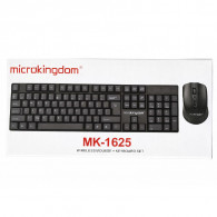 Ensemble Clavier & Souris  Sans Fil MicroKingdom MK-1625 Noir