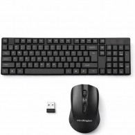 Ensemble Clavier & Souris  Sans Fil MicroKingdom MK-1625 Noir