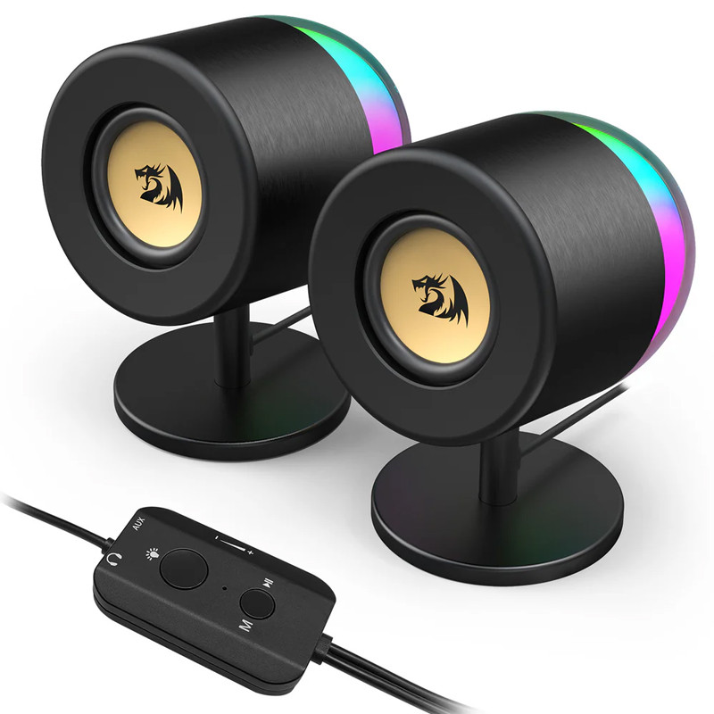 Haut Parleur Gamer Redragon AHRI GS-598 RGB Noir en Tunisie