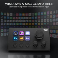 Streamdeck Streamcraft Redragon SS551 Noir en Tunisie