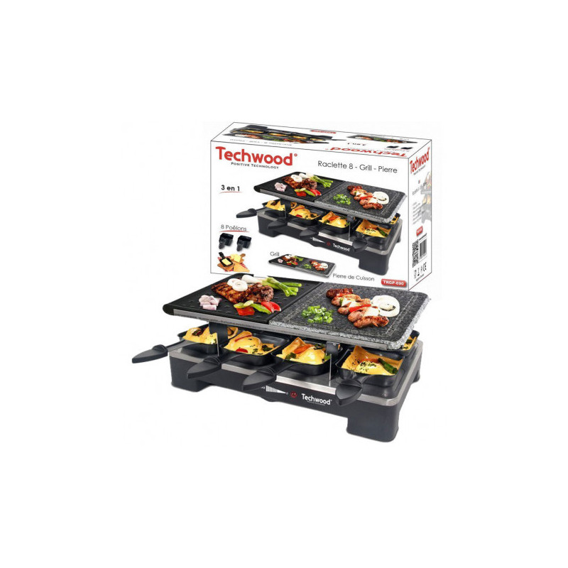 Appareil de Cuisson TECHWOOD 3en1 TRGP-690