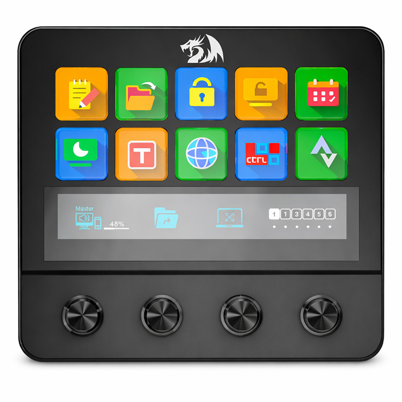 Streamdeck Streamcraft Redragon SS552 Noir en Tunisie