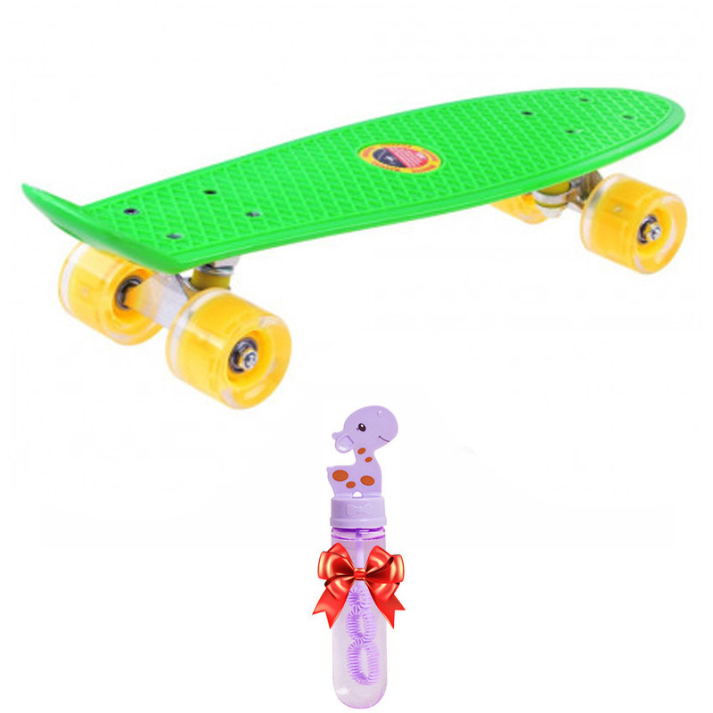Skateboard Pour Enfants Moyen Modèle Vert