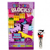 Blocs De Construction Pastel 100 Pièces Multi Couleurs