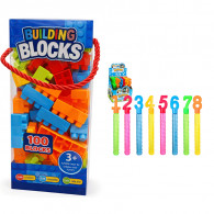 Blocs De Construction 100 Pièces Multi Couleurs