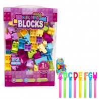 Blocs De Construction Pastel 173 Pièces Multi Couleurs