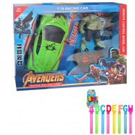 Voiture Avec Commande Avengers Hulk Vert en Tunisie