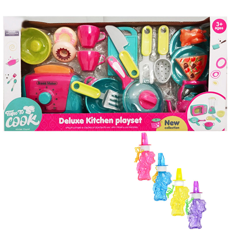 Ensemble De Cuisine Pour Enfants Deluxe Kitchen Playset