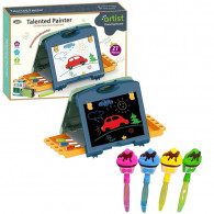 Table à Dessin pour Artiste 27 Pièces Bleu