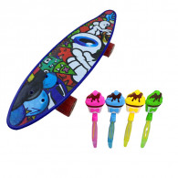 Skateboard Pour Enfants Genuine Rider Noir en Tunisie