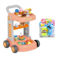 Chariot De Jouet Cuisine Cute Trolley Dessert 45 pièces Orange en Tunisie