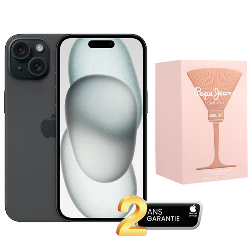 iPhone 15 128Go Noir En Tunisie