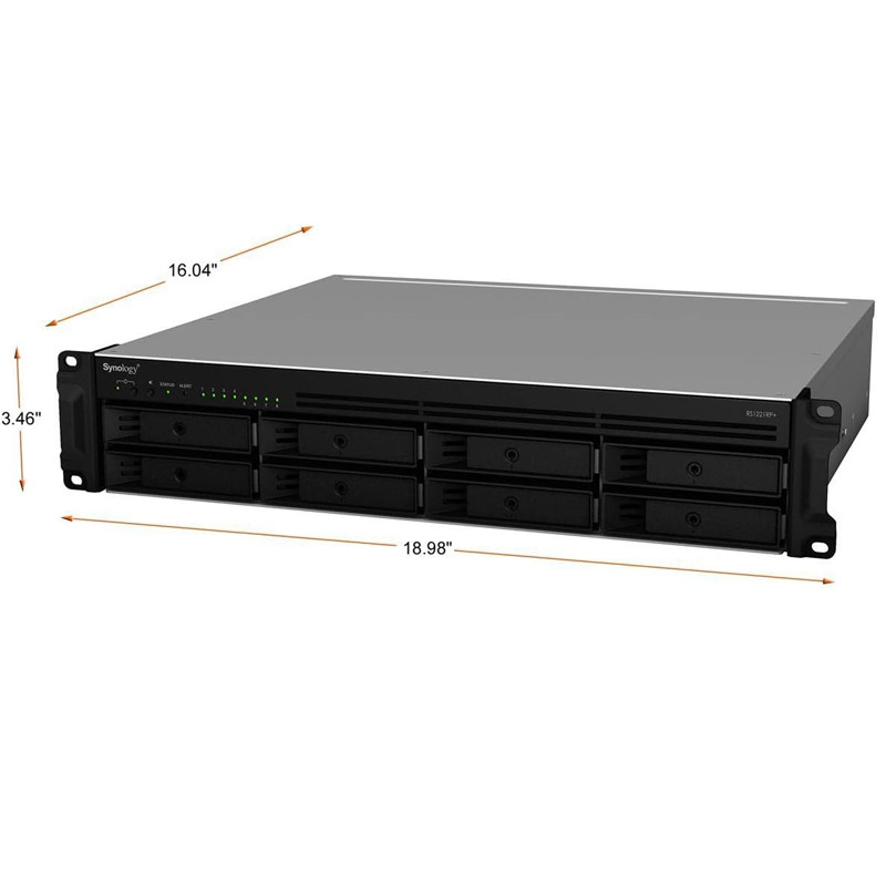 Serveur NAS Synology RackStation RS1221RP 4Go 8 Baies En Tunisie
