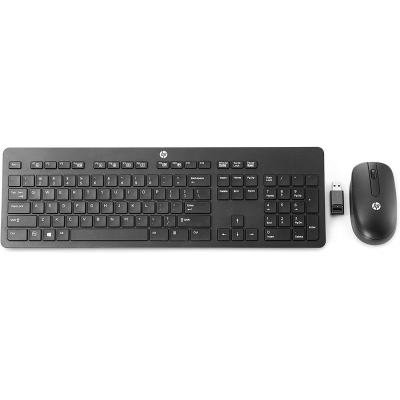 Clavier plat et souris sans fil HP
