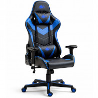 Chaise Gaming Inclinable Bleu