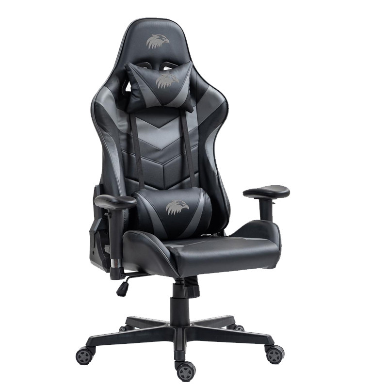 Chaise Gaming Inclinable Gris