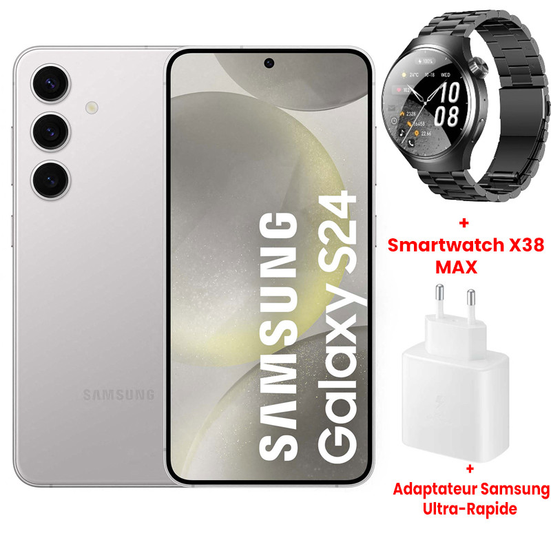Smartphone Samsung Galaxy S24 8Go 256Go Gris en Tunisie
