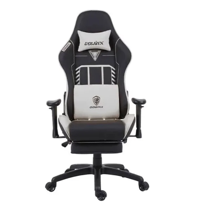 Chaise Gaming Dowinx LS6670 Avec Accoudoirs Blanc