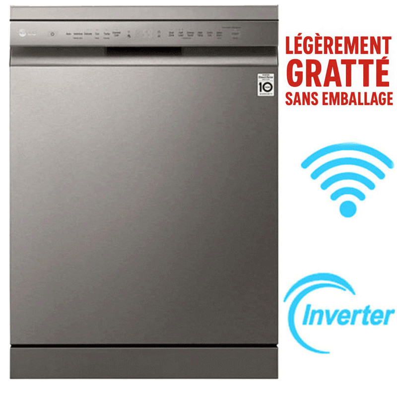 Lave Vaisselle LG Smartthink 14 Couverts Inox DFB512FP