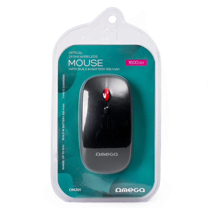 Souris Sans Fil Omega OM-301 Noir En Tunisie