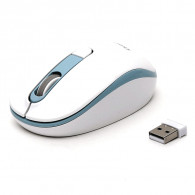 Souris Sans Fil Omega OM-220 Blanc & Bleu en Tunisie