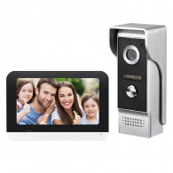 Interphone Vidéo Wi-Fi Avec Application Mobile iOS/Android & Serrure Electrique Silver en Tunisie