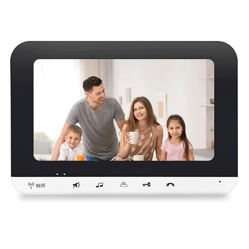 Interphone Vidéo Wi-Fi Avec Application Mobile iOS/Android & Serrure Electrique Silver en Tunisie