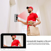 Interphone Vidéo Wi-Fi Avec Application Mobile iOS/Android & Serrure Electrique Silver en Tunisie