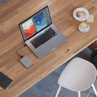 Disque Dur Externe Lacie Lune HDD 4To 2"  USB-C Argent En Tunisie