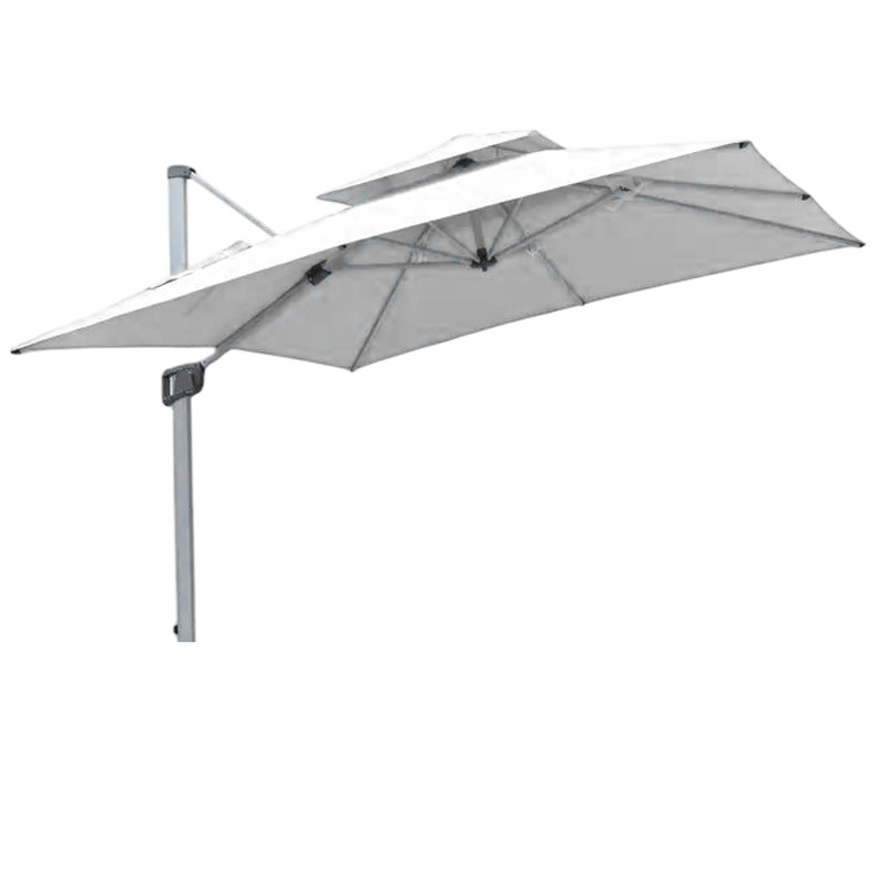 Parasol Shadow 3.3 x 3.3 M Blanc