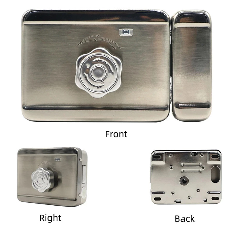 Interphone Vidéo Wi-Fi Avec Application Mobile iOS/Android & Serrure Electrique Silver en Tunisie