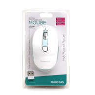 Souris Sans Fil Omega OM-220 Blanc & Bleu en Tunisie