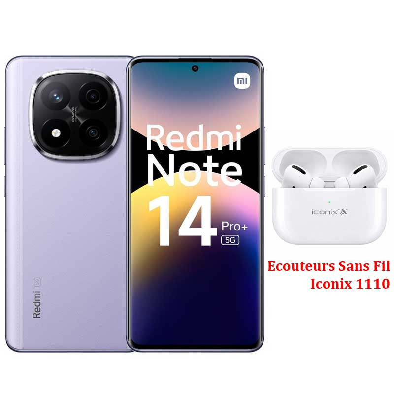 Redmi Note 14 Pro+ 5G 8Go 256Go Violet en Tunisie