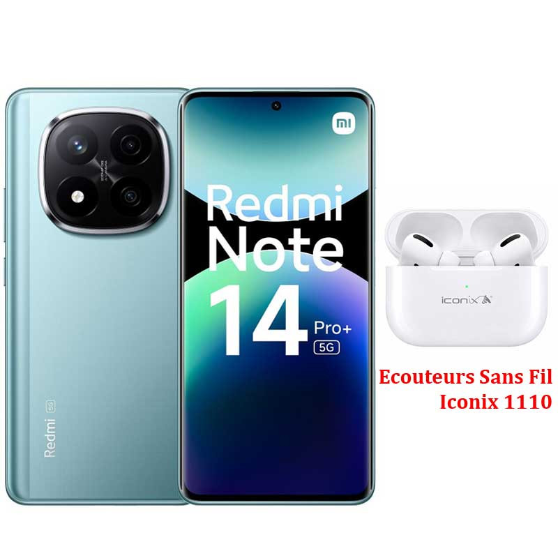 Redmi Note 14 Pro+ 5G 8Go 256Go Bleu en Tunisie