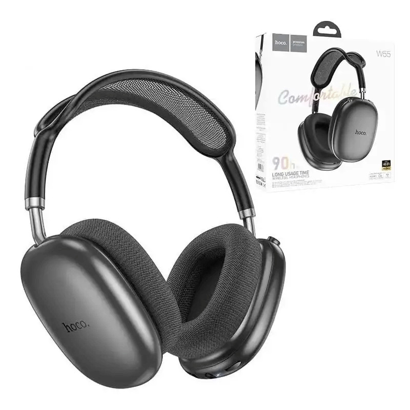 Casque Sans Fil Hoco W55 Noir en Tunisie