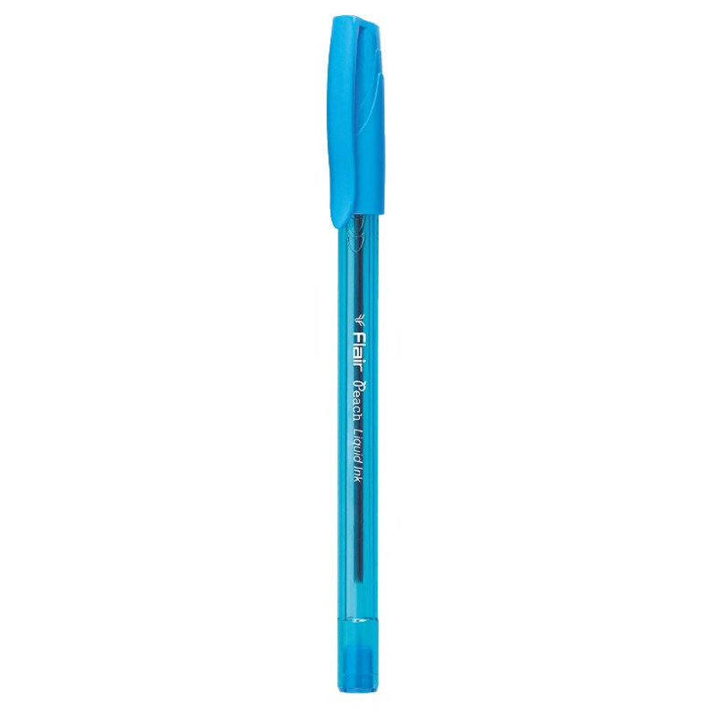 Stylo a Bille Peach Cristal Flair 1mm Bleu En Tunisie