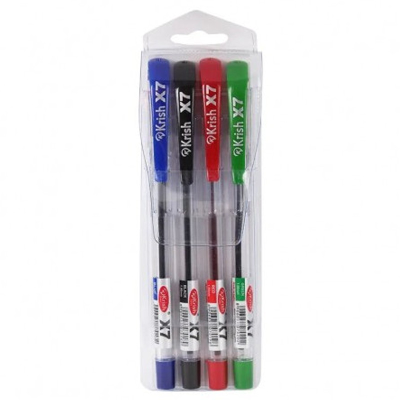 Pochette de 4 Stylos Flair X7 1mm Assorties En Tunisie